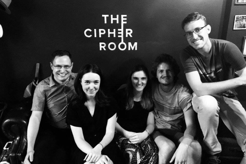 Escape room (2018): Ivan, Clare, Maggie, Stefano, Thijs