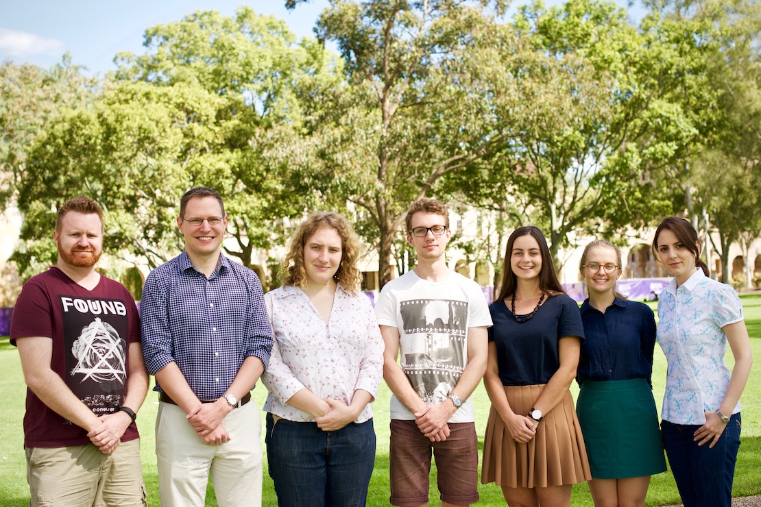 Group in 2016: David, Ivan, Natasha, Adam, Katie, Samantha, Nasim