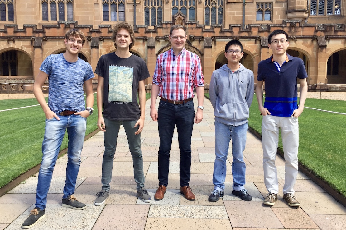 Group in 2017: Thijs, Stefano, Ivan, Jiyu, Leo